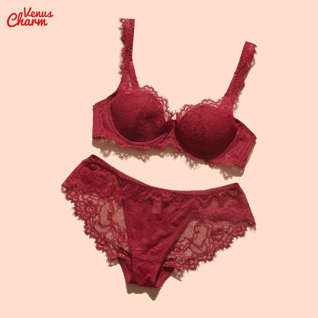 Venus Charm bộ đồ lót nữ ren sexy, có gọng, mút mỏng nhẹ 9228 | BigBuy360 - bigbuy360.vn