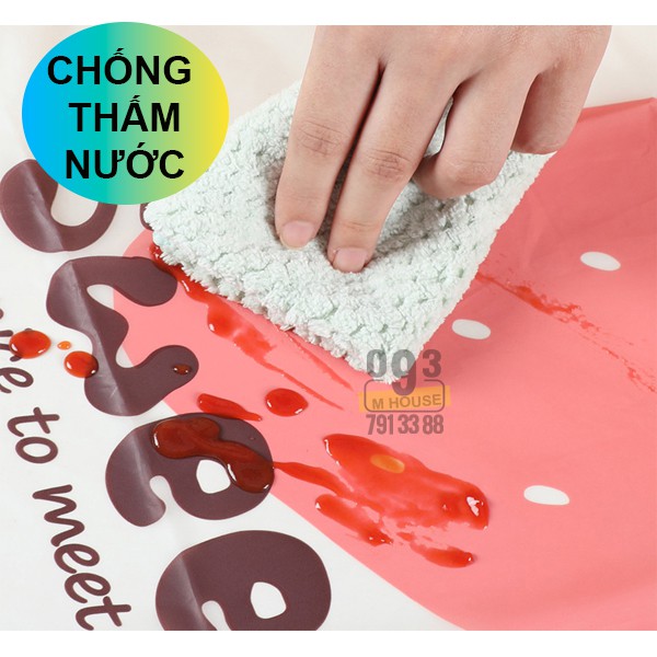 Combo 2 Tạp Dề In Hình Trái Cây Chống Thấm Nước