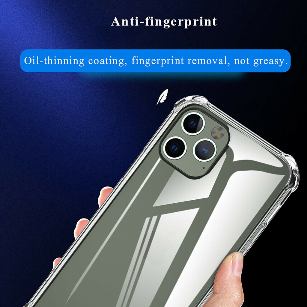 Shockproof Armor Clear Case For iPhone 12 Pro Max 11 pro Max / Transparent Phone Cases Airbag Cover