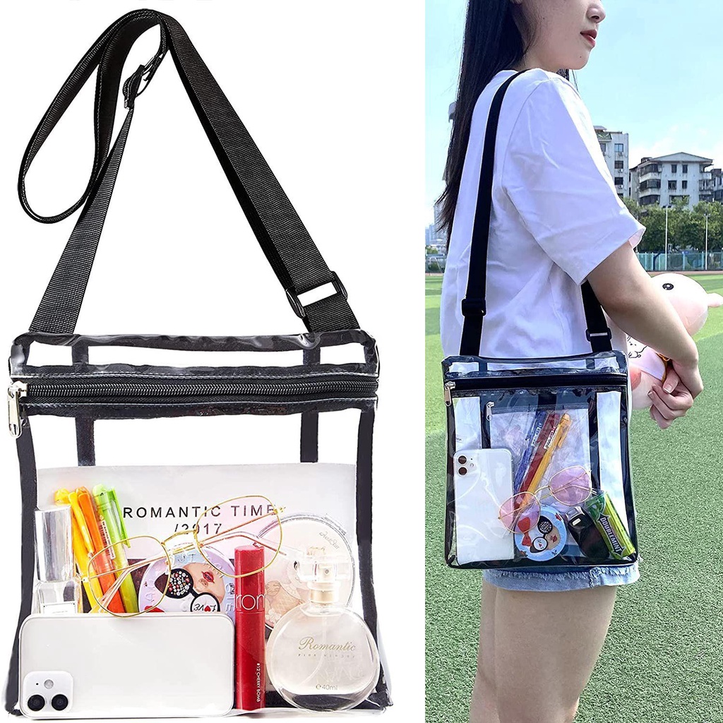 Túi Đeo Chéo Trong Suốt Có Thể Điều Chỉnh Dây Đeo Chéo