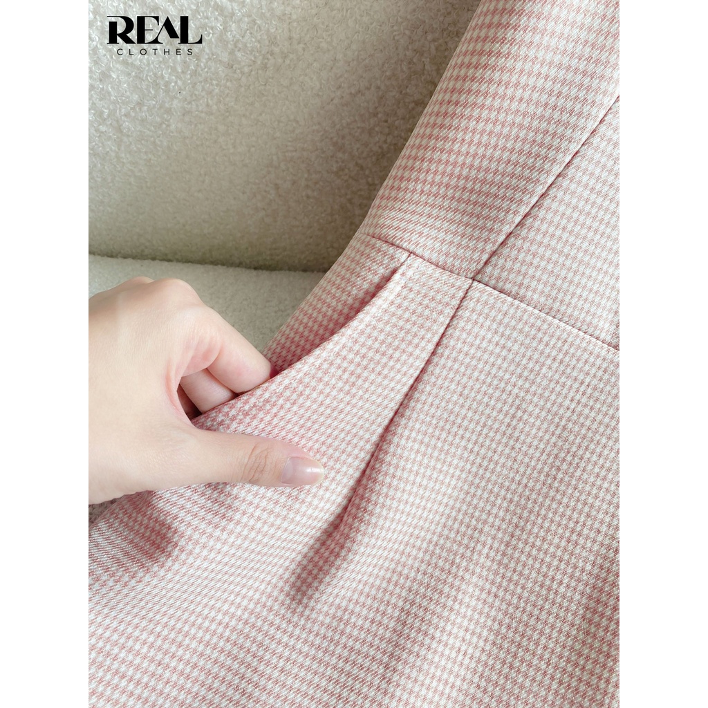 Đầm katie zigzag cam_REAL