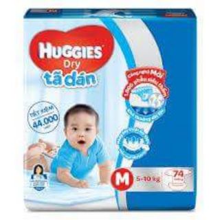 Tả dán huggies m76,l68,xl62