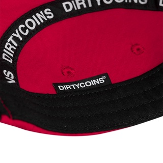 DirtyCoins Nón 5 Panels Cap - Red