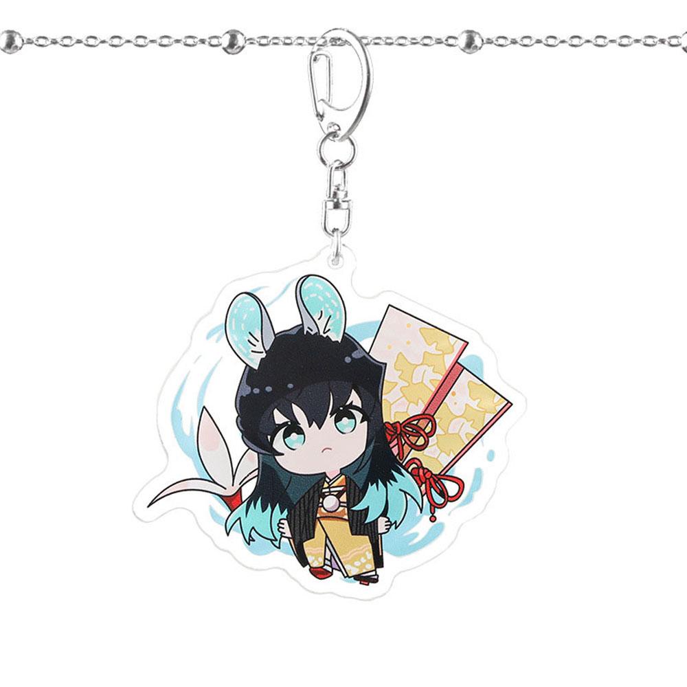 Mmluck Móc Khóa Hình Demon Slayer Kimetsu No Yaiba Thu Nhỏ Inosuke Giyuu