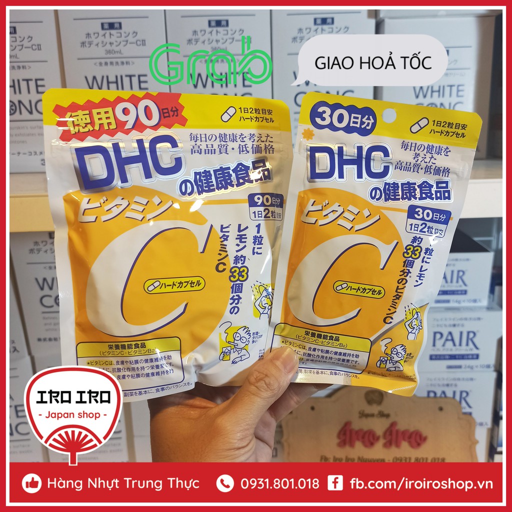 Viên uống Vitamin C DHC đẹp da tăng sức đề kháng