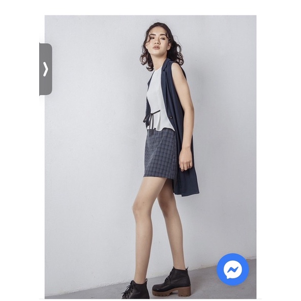 Lamer newtag áo khoác vest/ blazer  dáng ghi lê size M/ L nguyên tag