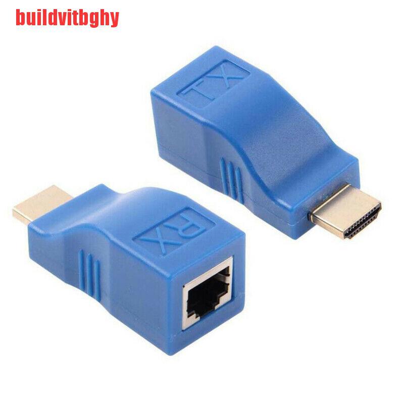 Bộ 2 Đầu Chuyển Đổi Tín Hiệu Từ 1080p HDMI Sang RJ45 Qua CAT-5e/6 Lan Ethernet HDTV | BigBuy360 - bigbuy360.vn