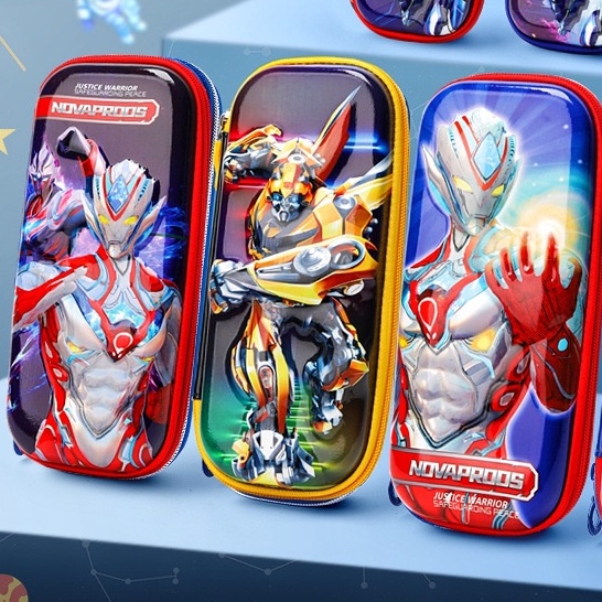 Hộp Bút 3D In Nổi Cao Cấp Transformers Nhiều Mẫu Dung Tích Lớn - Robot Tương Lai