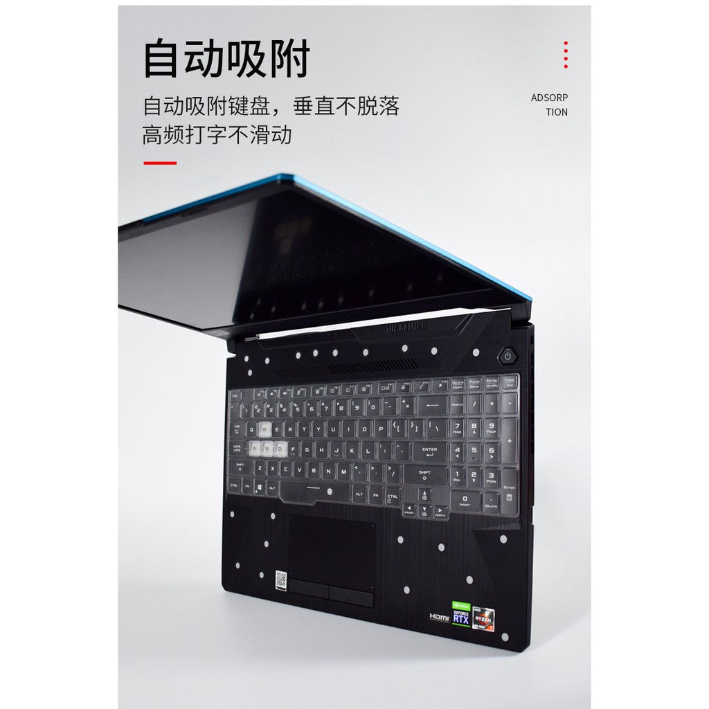 Tấm Lót Bảo Vệ Bàn Phím Máy Tính 15.6 "Bằng TPU Trong Suốt Cho ASUS TUF Gaming A15 FA506 FA506iu Fa506ii FX506 FX506LU FX506LH