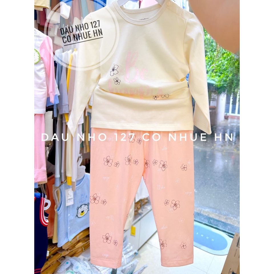 UALAROGO Bộ Dài Tay Phong Cách Hàn Quốc Hàng Chính Hãng