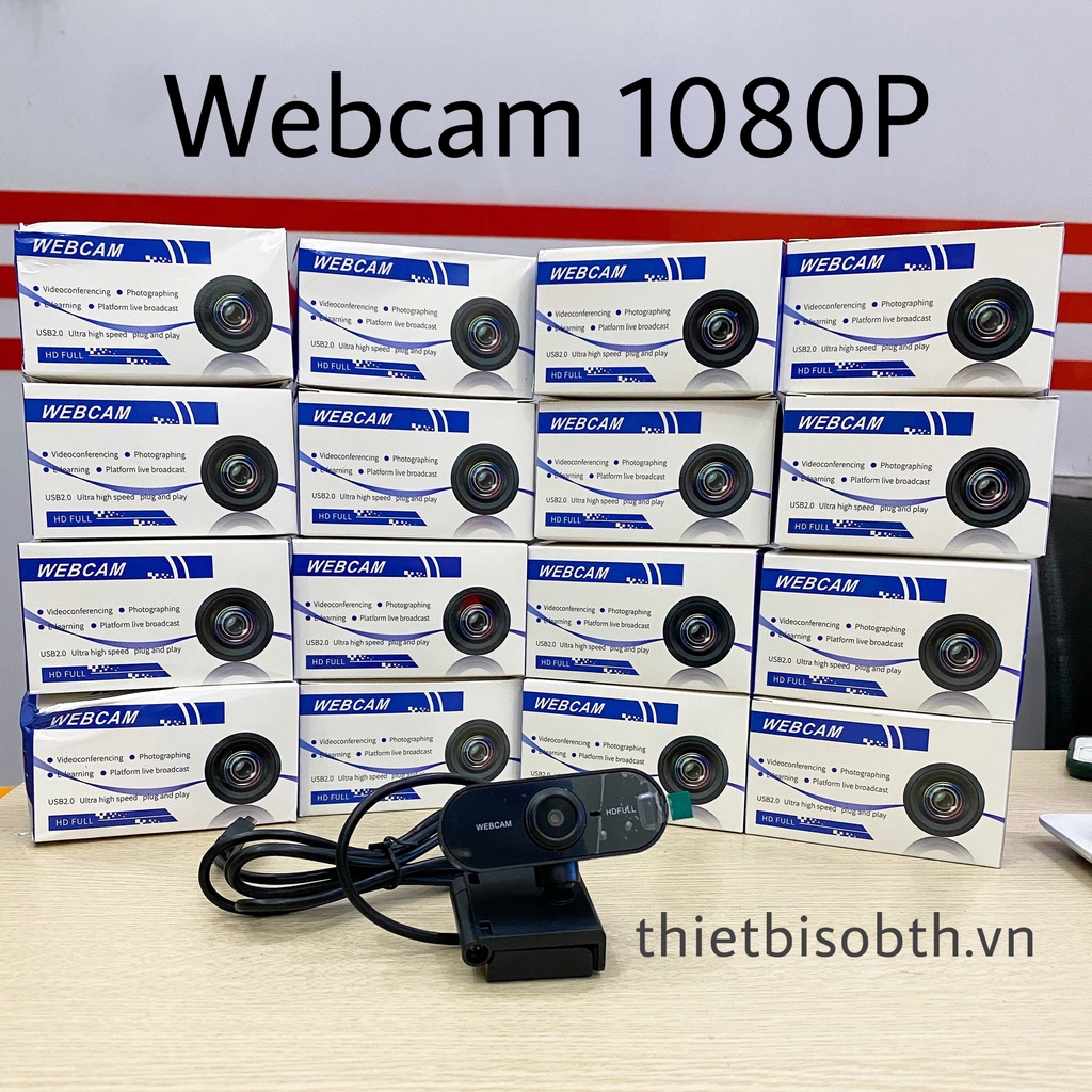 WEBCAM CÓ MÍC 1080P SẮC NÉT - TÍCH HỢP MIC THU RÕ RÀNG- Thích hợp cho việc livestream ,học tập, giảng bài... | WebRaoVat - webraovat.net.vn