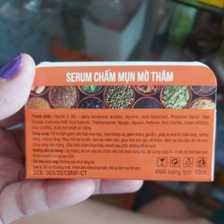 Hộp Serum chấm mụn cấp tốc  20h mới