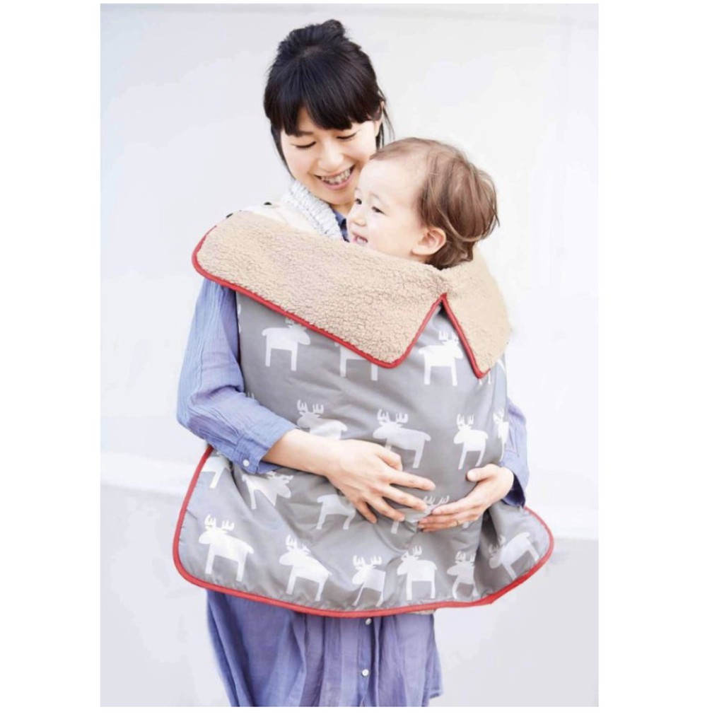 BabyBlanket Chăn lông cừu ủ bé, chắn gió Nhật Bản 73x83cm- Cao cấp