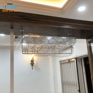 Kệ Treo Ly Quầy Bar - Giá Treo Ly, Rượu Vang Quầy Bar Inox
