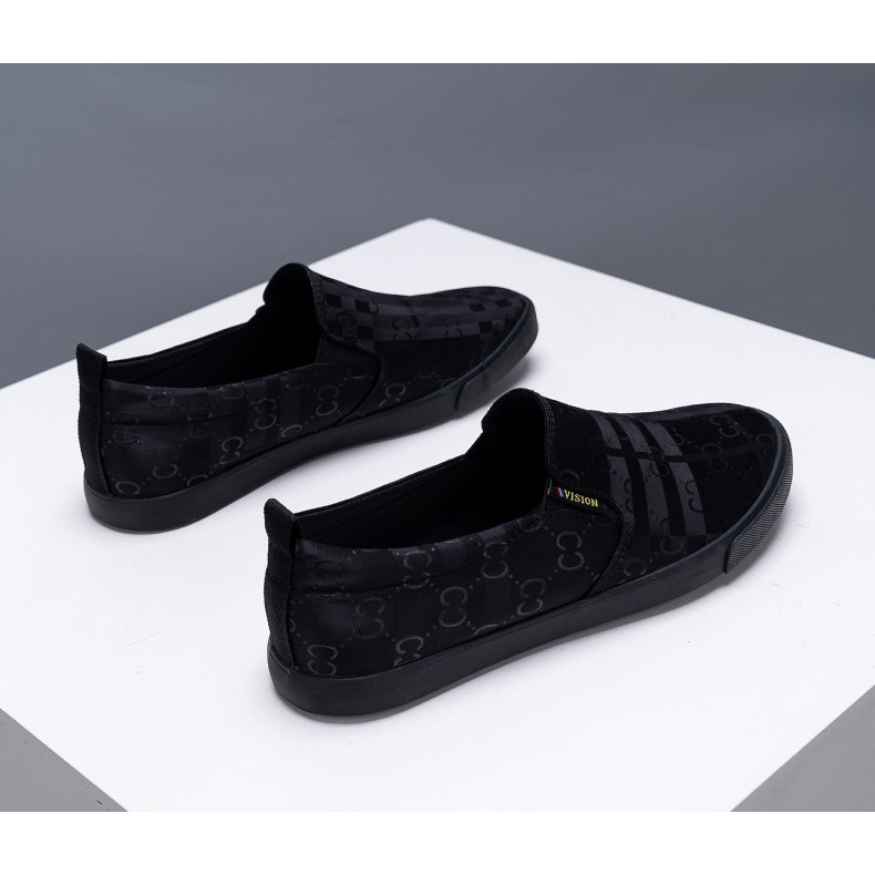 Giày lười nam - Slip on nam vải - Mã A2186Đ | BigBuy360 - bigbuy360.vn