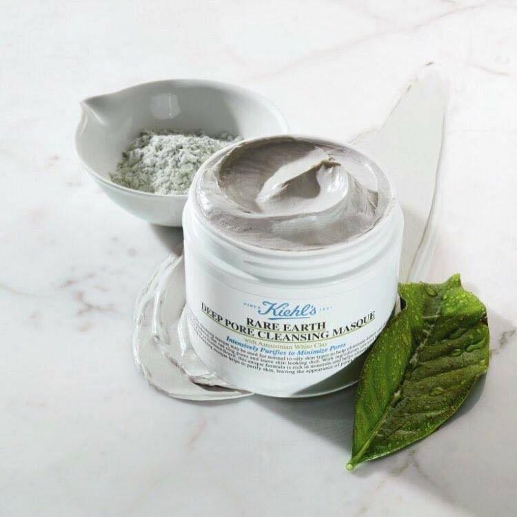 Mặt nạ đất sét Kiehl's Rare Earth Deep Pore Cleansing Masque giảm dầu mụn BeeSkincare
