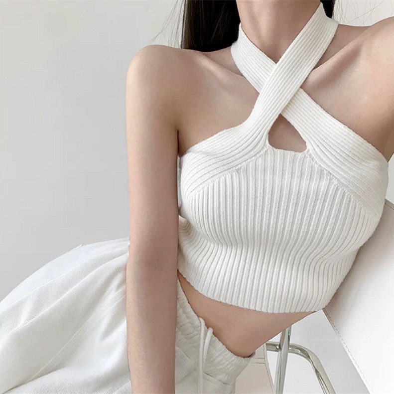 Áo Croptop Hai Dây Phong CáCh Âu Mỹ JL-MX-12