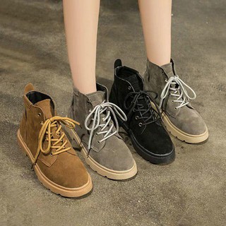 Giày cao cổ/ Boots nữ da lộn