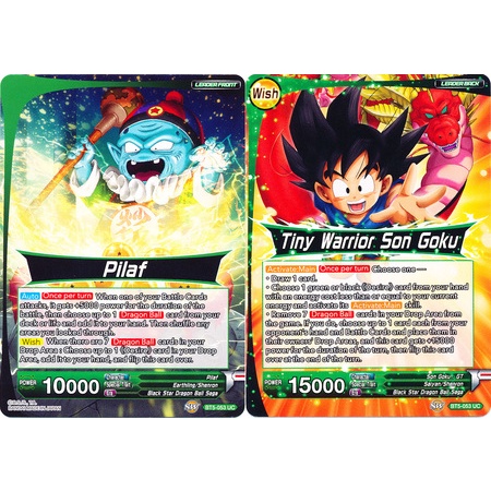 Thẻ bài Dragonball - TCG - Pilaf | Tiny Warrior Son Goku / BT5-053'