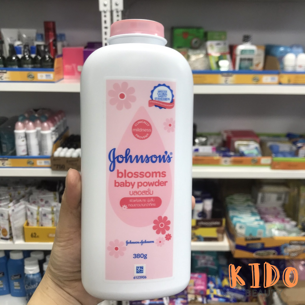 Phấn Thơm Hương Hoa Johnson's Blossoms Baby Powder 100g / 180g / 380g - Phấn rôm cho bé Johnson Baby
