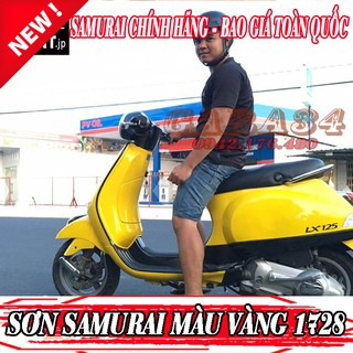 SƠN SAMURAI MÀU VÀNG CHANH 1728