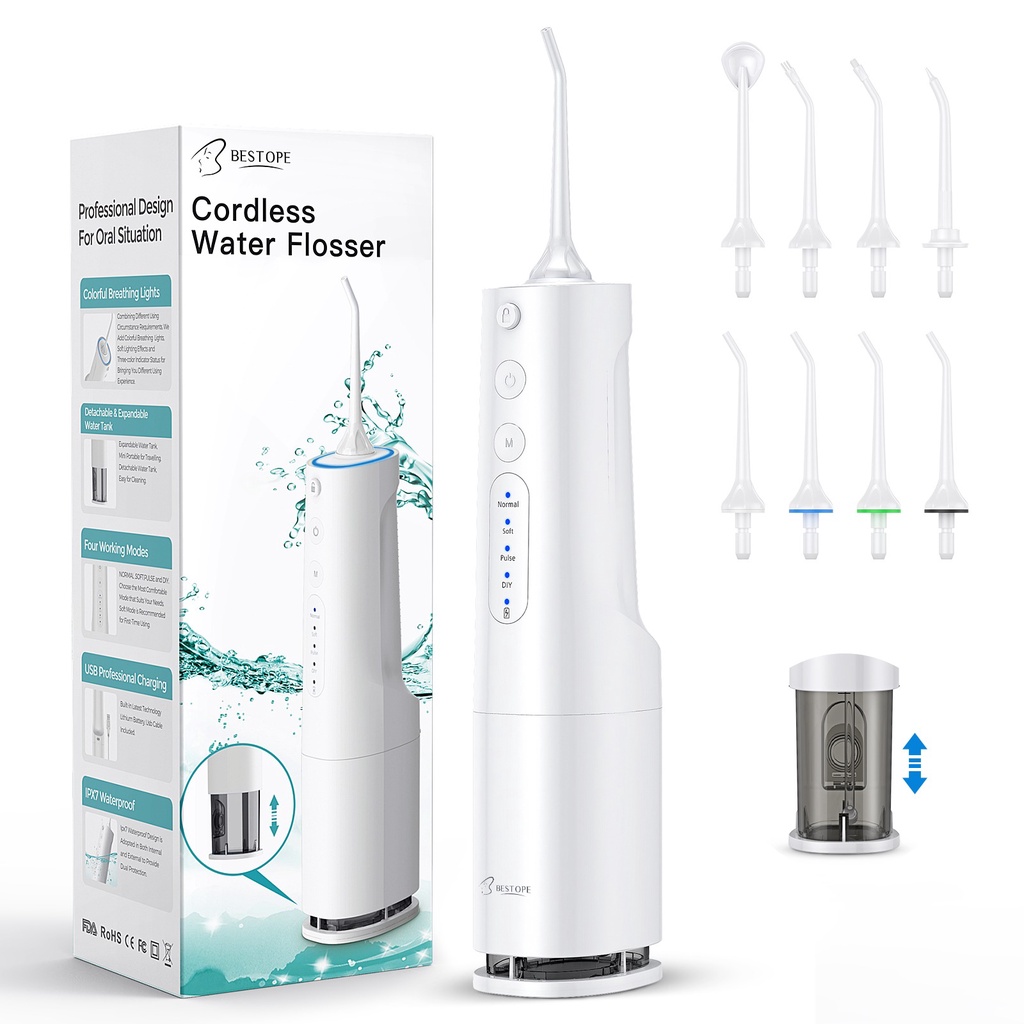 Máy tăm nước cầm tay Bestope bản chất lượng cao máy bền chống nước