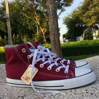 Giày CV All Star Nữ Đỏ Đô Cổ Cao