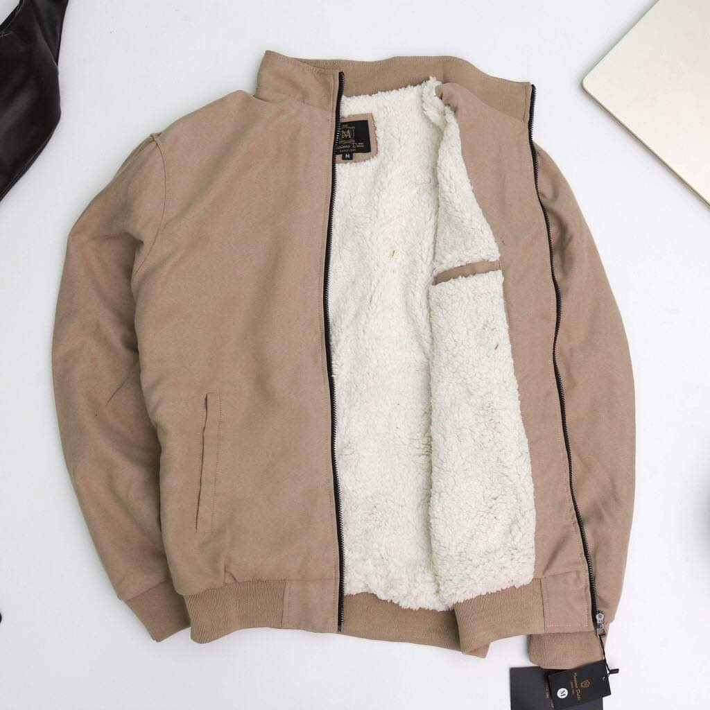 Áo Khoác Nam Bomber Da Lộn Lót Lông Cừu Siêu Ấm, Lịch Lãm Trẻ Trung, Hàng Đẹp Loại 1 [Nhập mã XEKOFREES Freeship] | BigBuy360 - bigbuy360.vn