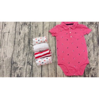 Set 5 bodysuit xuất dư xịn cho bé 0-24m chỉ 120k