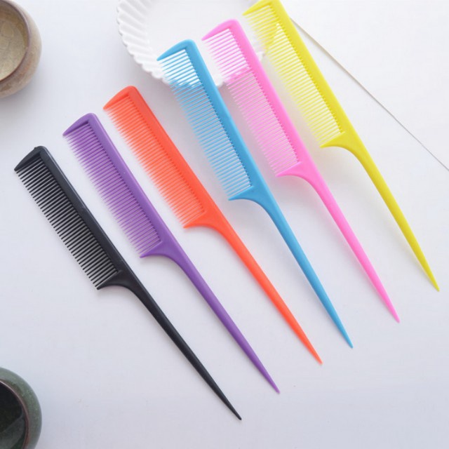 Lược Chải Tóc Bằng Nhựa Tự Nhiên, Lược Mini Bỏ Túi Răng Thưa Chống Tĩnh Điện Gỡ Rối