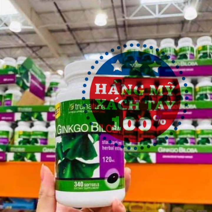 Viên Uống Bổ Não Trunature Ginkgo Biloba 340V - Mỹ date 08/2024