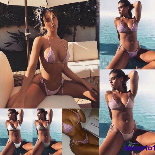 Bikini hai mảnh bằng vải chinlon có miếng độn ngực quyến rũ cho nữ