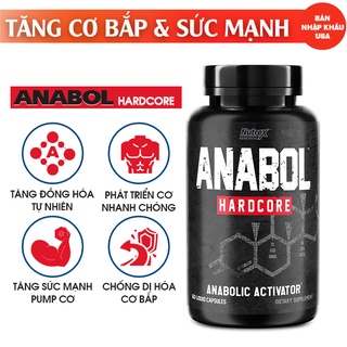 Anabol Hardcore hỗ trợ phát triển cơ bắp và tăng sức mạnh