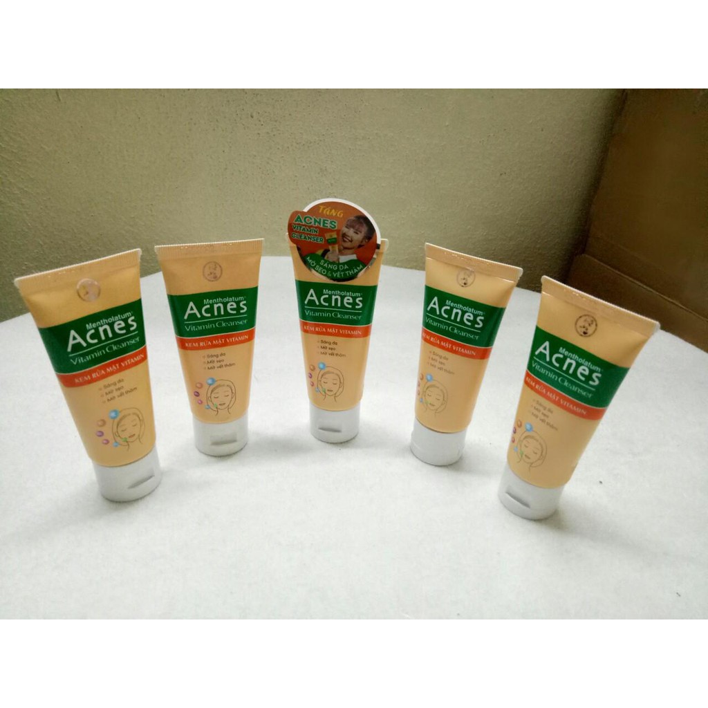 HSD 5/2024 - Sữa rửa mặt Acnes Vitamin Cleanser 25g