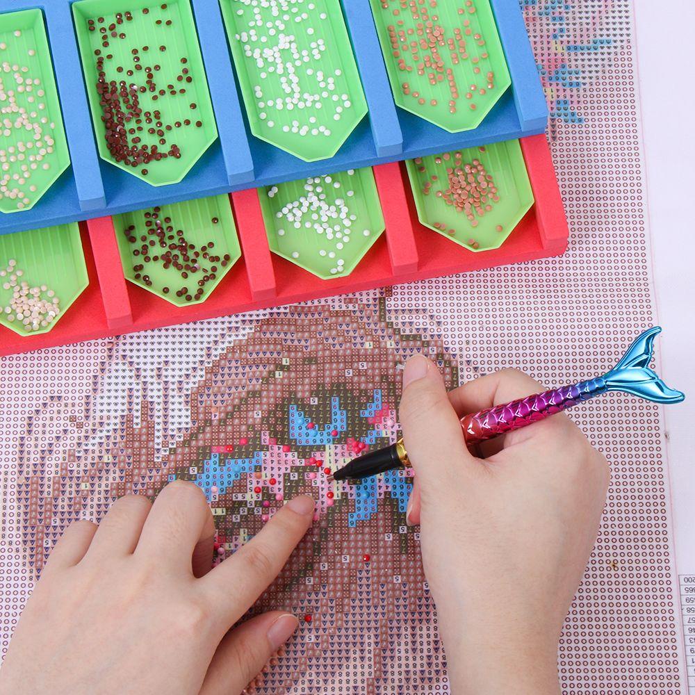 LEILY Khay Giá Đỡ Đựng Dụng Cụ Vẽ Tranh Nhiều Ngăn Tiện Lợi