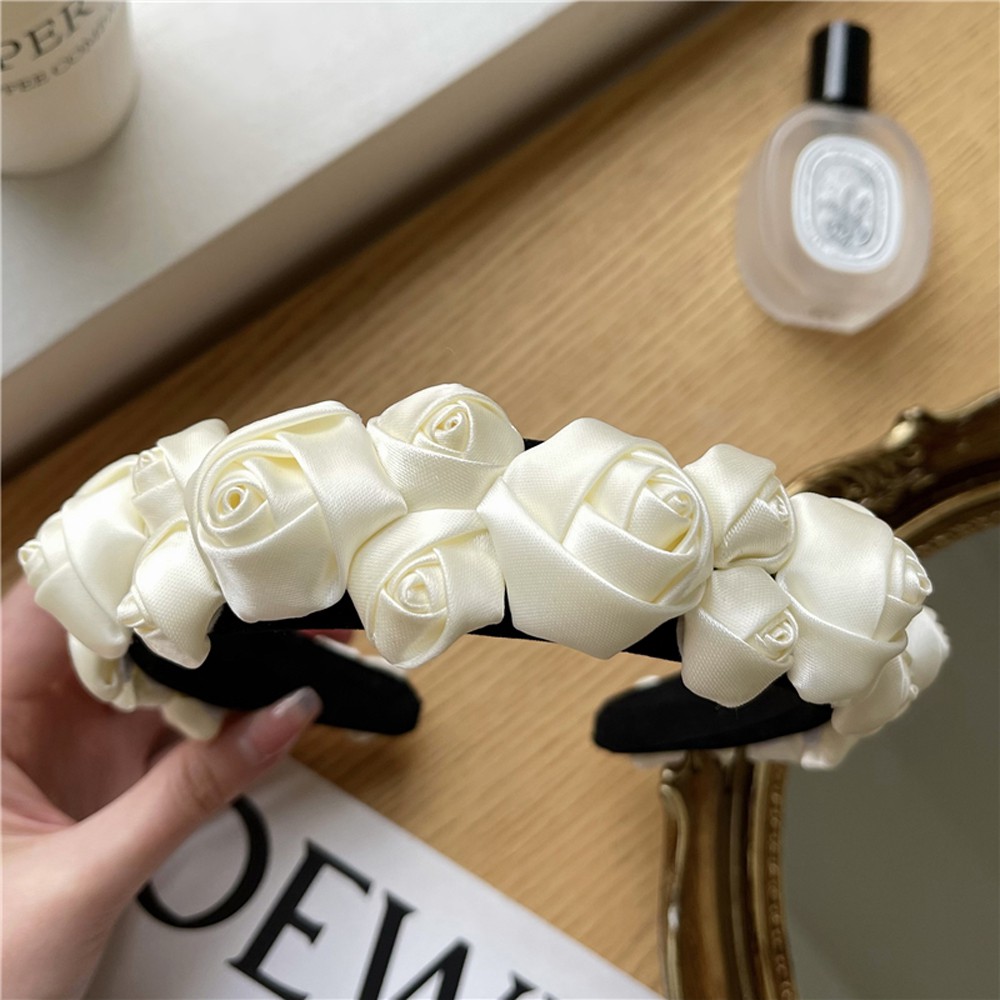 Dụng Cụ Búi Tóc Hình Hoa Hồng Đơn Giản Phong Cách Hàn Quốc Cho Nữ