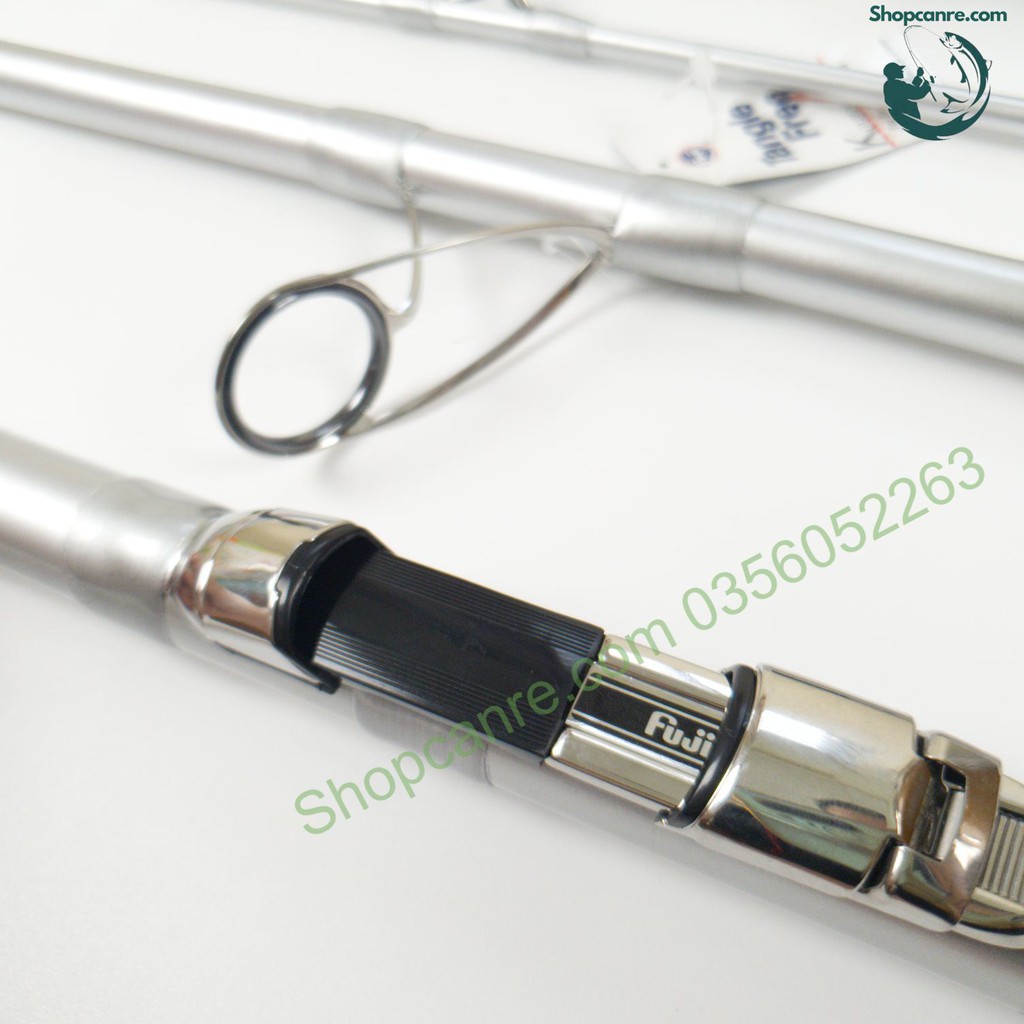 Cần câu cá 3 khúc shimano Spinpower bạc 425 BX AX