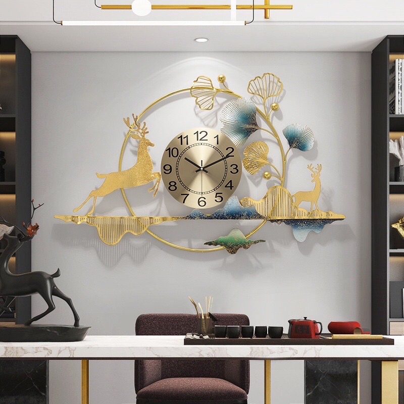Đồng Hồ Treo Tường CAO CẤP- Đồng Hồ DECOR cho ngôi nhà bạn thêm sang trọng hơn - mã 2153