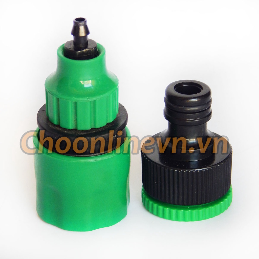 Bộ khớp nối nhanh ống dẫn nước phi 8 ly trong hệ thống tưới cây