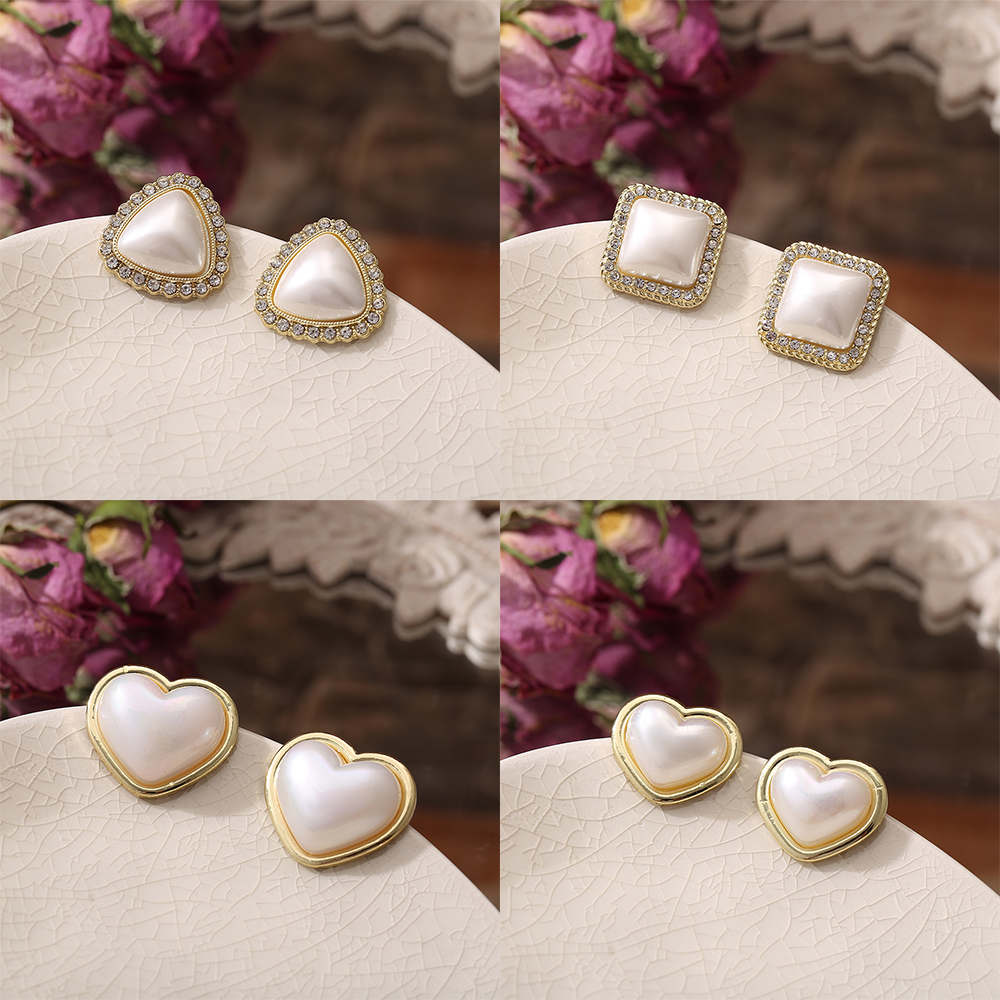 Hoa Tai Ngọc Trai Nhân Tạo Thời Trang Nhiều Mẫu