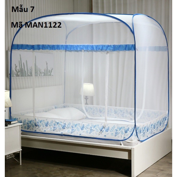 MAN1122 -Mùng, màn chụp chống muỗi đỉnh vuông tự bung 3 cửa - Thời Trang Dương
