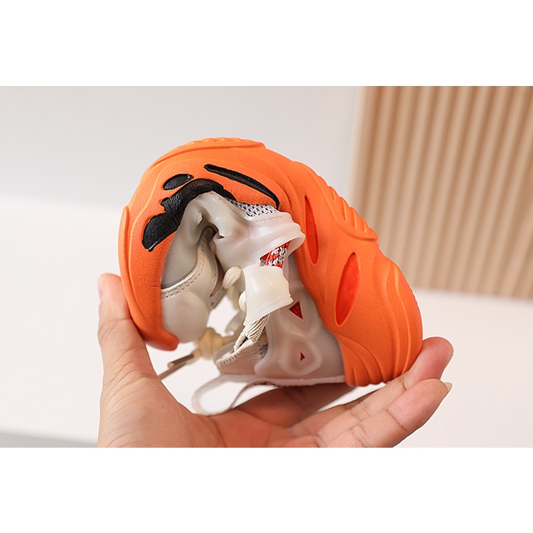 Giày Thể Thao Đế Mềm Chống Trượt Thời Trang Xu Hướng Hàn Quốc Cho Bé Trai Và Bé Gái