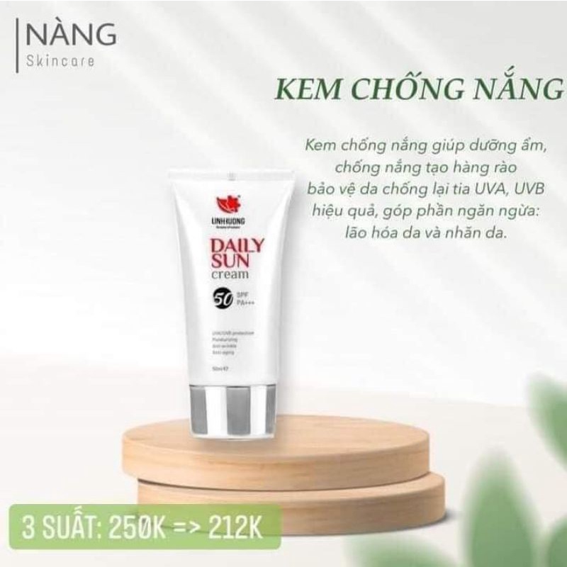 kem chống nắng linh Hương chính hãng