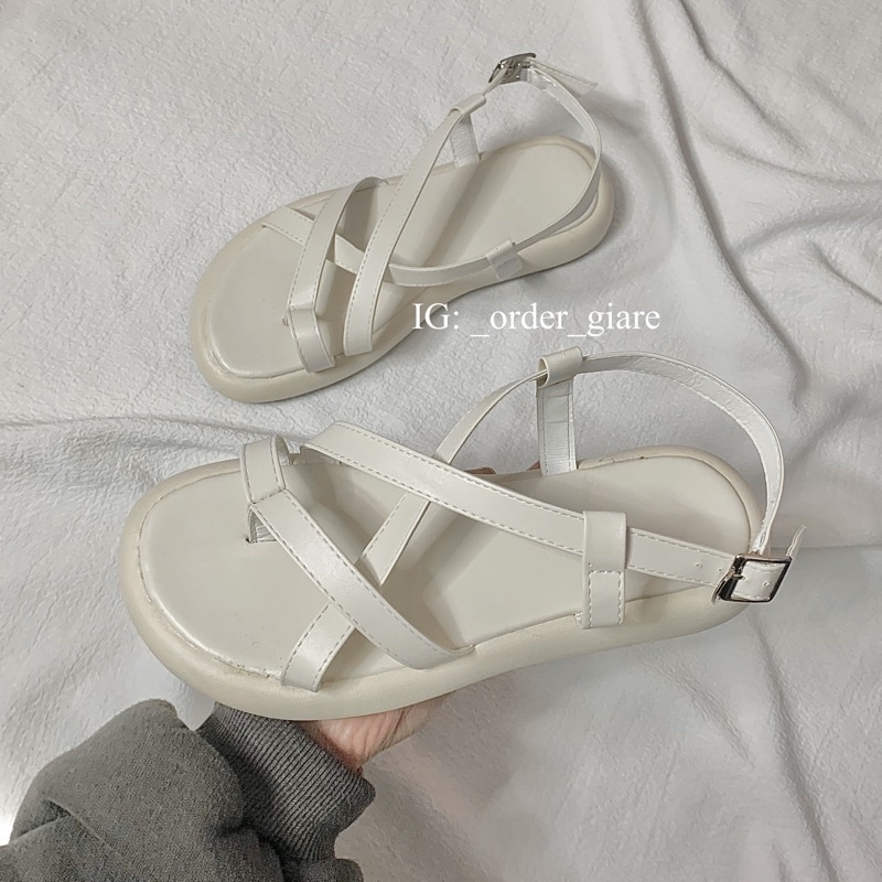 (Sẵn)Sandal xỏ ngón ulzzang (Ảnh thật)