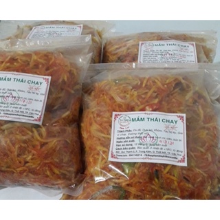 Sét mắm thái chay, cá sặc chay, cánh gà chay, mỗi túi 1kg