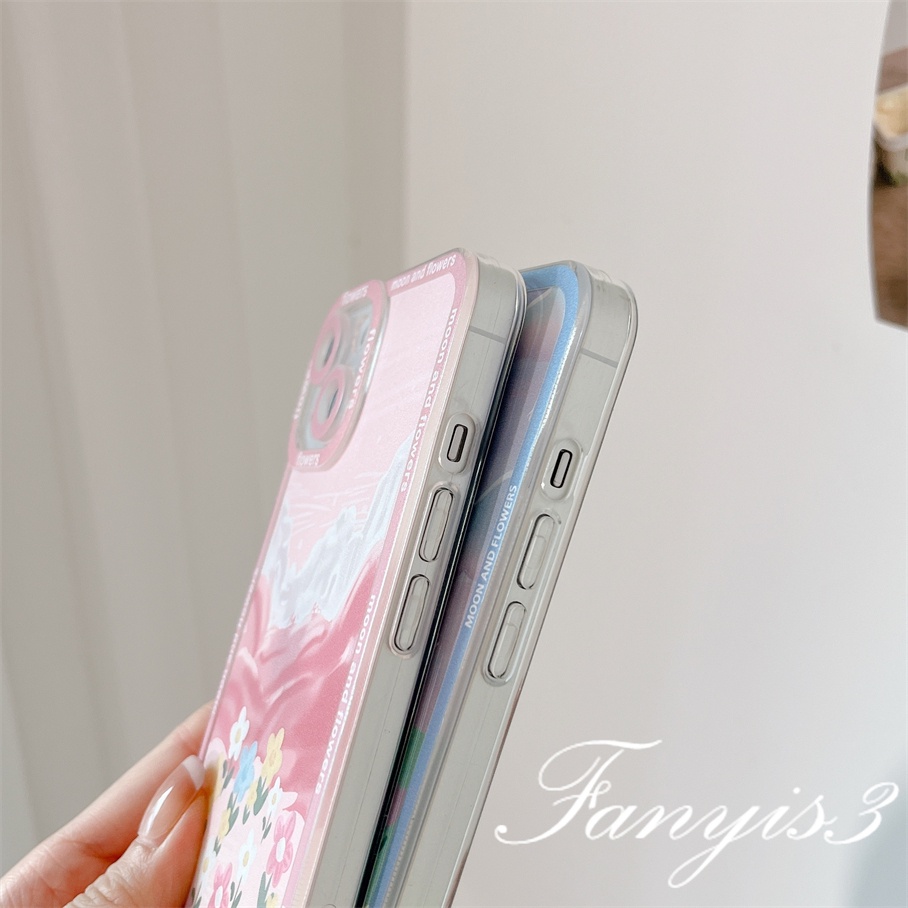 Ốp Điện Thoại TPU Mềm Trong Suốt In Hình Hoa Tulip Cho iPhone 14 13 12 11 Pro Max X XR Xs Max 8 7 6 6s Plus SE 2020