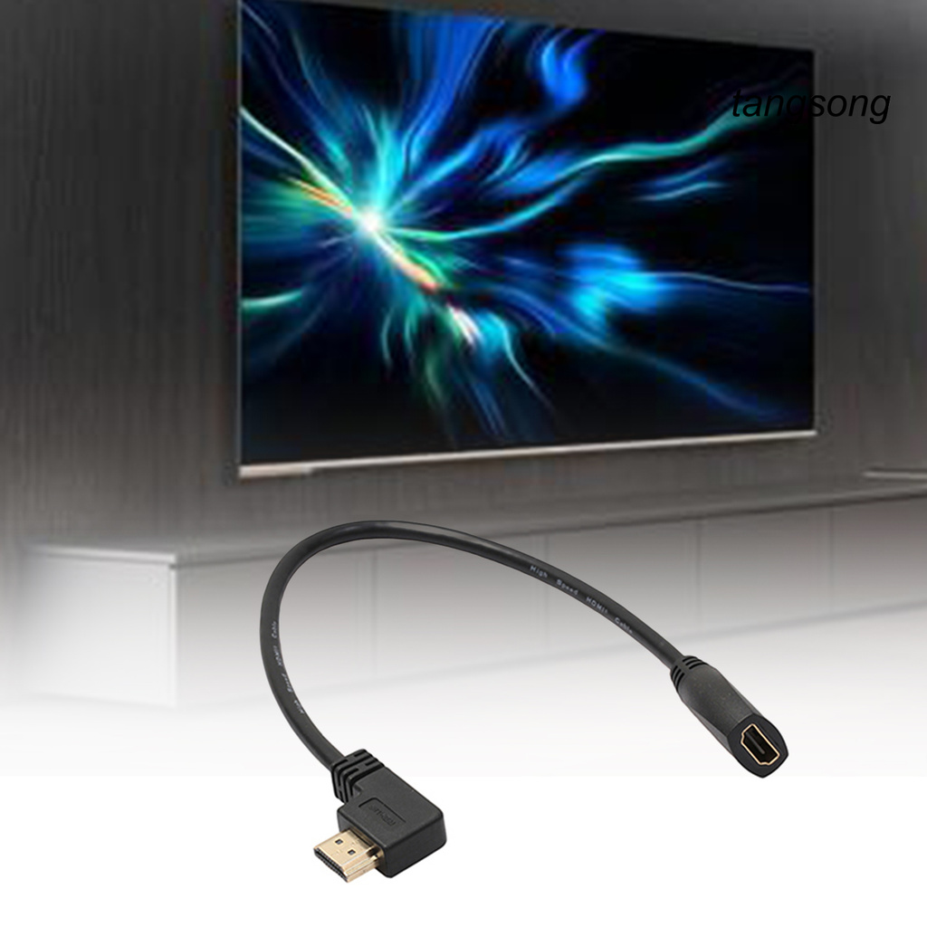 Cáp Chuyển Đổi Ts-90 Độ Sang Hdmi-Compatible Male Sang Hdmi-Compatible Female