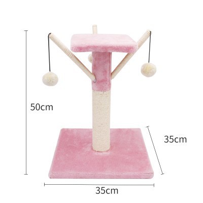 trụ mèo kèm banh cần câu cho mèo - CAT TREE