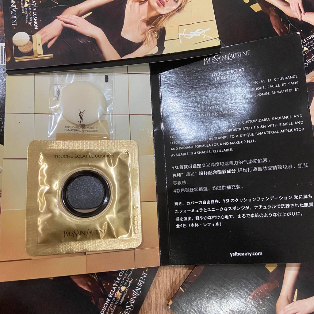 Phấn Nước YSL Touche Eclat Le Cushion #B20_Ivory [Sample 1ml] | BigBuy360 - bigbuy360.vn