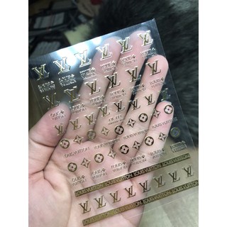 Mẫu dán Thương Hiệu (3), stick dán móng tay
